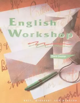 Couverture du produit · English Workshop: Third Course