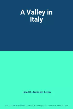 Couverture du produit · A Valley in Italy