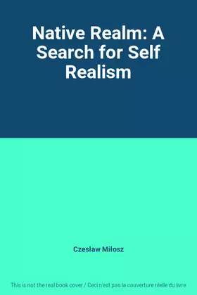 Couverture du produit · Native Realm: A Search for Self Realism