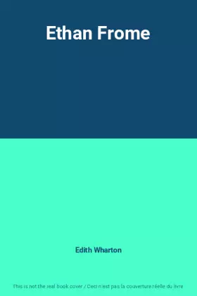 Couverture du produit · Ethan Frome