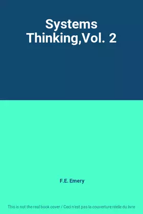 Couverture du produit · Systems Thinking,Vol. 2