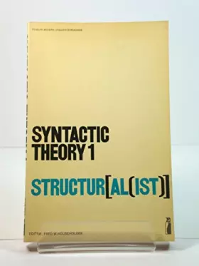 Couverture du produit · Syntactic theory (Penguin education)
