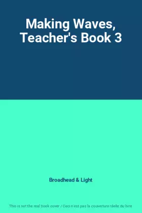 Couverture du produit · Making Waves, Teacher's Book 3