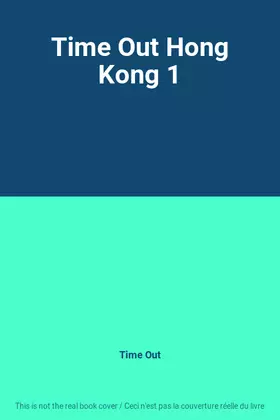 Couverture du produit · Time Out Hong Kong 1