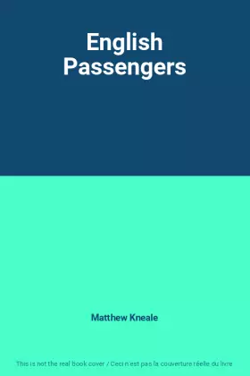 Couverture du produit · English Passengers
