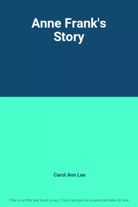 Couverture du produit · Anne Frank's Story