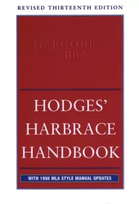 Couverture du produit · Hodges’ Harbrace Handbook, Revised: MLA Update