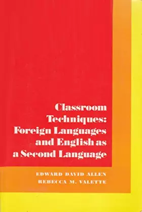 Couverture du produit · Classroom Techniques: Foreign Languages and English As a Second Language