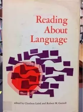 Couverture du produit · Reading about language,