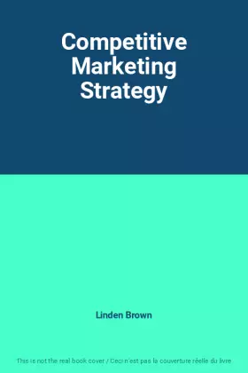Couverture du produit · Competitive Marketing Strategy