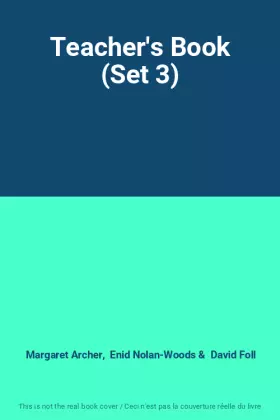 Couverture du produit · Teacher's Book (Set 3)