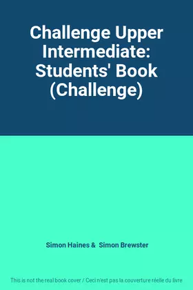 Couverture du produit · Challenge Upper Intermediate: Students' Book (Challenge)