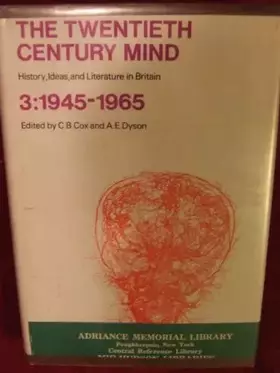 Couverture du produit · Twentieth Century Mind 1965
