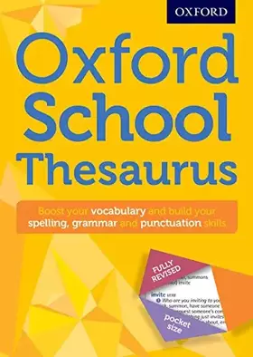 Couverture du produit · Oxford School Thesaurus