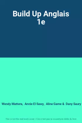 Couverture du produit · Build Up Anglais 1e