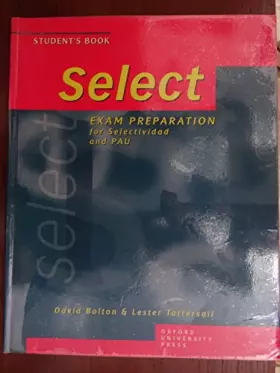Couverture du produit · Select 1. Student's Book