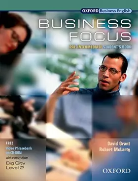 Couverture du produit · Business Focus Pre-Intermediate: Student's Book with CD-ROM Pack