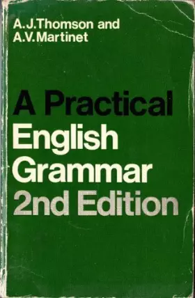 Couverture du produit · Practical English Grammar for Foreign Students