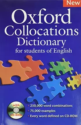 Couverture du produit · Oxford Collocations Dictionary : New Edition 2009 with CD-rom