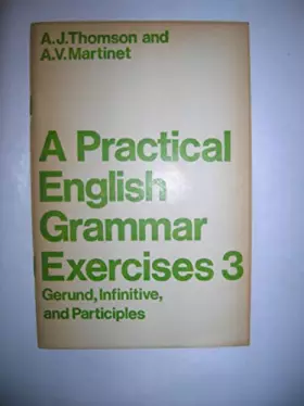 Couverture du produit · Practical English Grammar for Foreign Students: Exercises Bk. 3