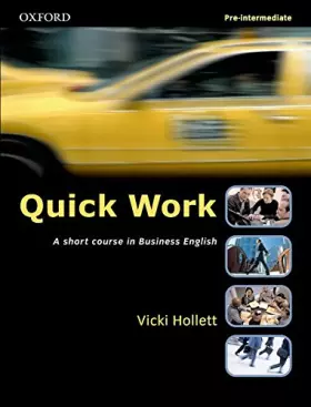 Couverture du produit · Quick Work Pre-Intermediate: Student's Book