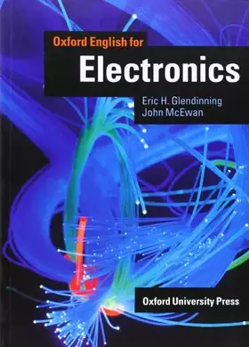 Couverture du produit · Oxford English for Electronics