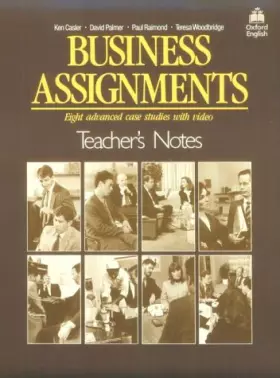 Couverture du produit · Business Assignment : Teachers' Notes