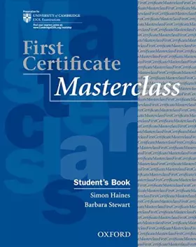 Couverture du produit · First Certificate Masterclass