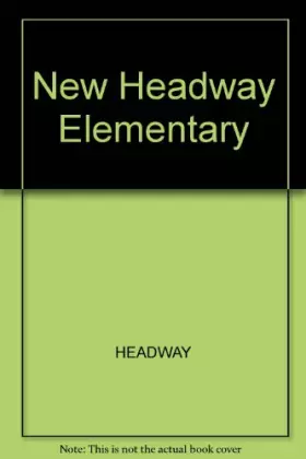 Couverture du produit · New Headway Elementary