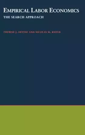 Couverture du produit · Empirical Labor Economics: The Search Approach