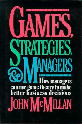 Couverture du produit · Games, Strategies, and Managers