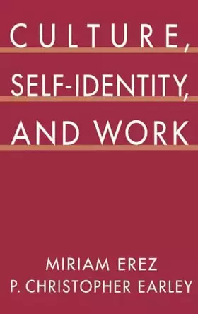 Couverture du produit · Culture, Self-Identity, and Work