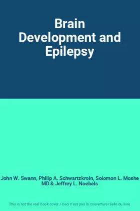 Couverture du produit · Brain Development and Epilepsy