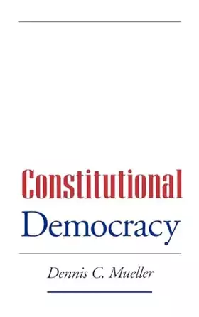 Couverture du produit · Constitutional Democracy