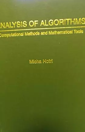 Couverture du produit · Analysis of Algorithms: Computational Methods & Mathematical Tools