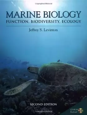 Couverture du produit · Marine Biology.: Function, Biodiversity, Ecology, With CD-ROM, 2nd edition