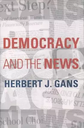Couverture du produit · Democracy and the News
