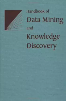 Couverture du produit · Handbook of Data Mining and Knowledge Discovery
