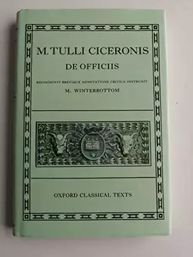 Couverture du produit · De Officiis (Oxford Classical Texts, Latin Edition)