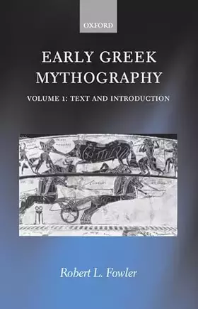 Couverture du produit · Early Greek Mythography: Volume 1: Text and Introduction