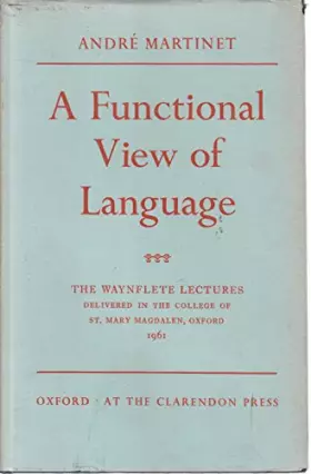 Couverture du produit · Functional View of Language