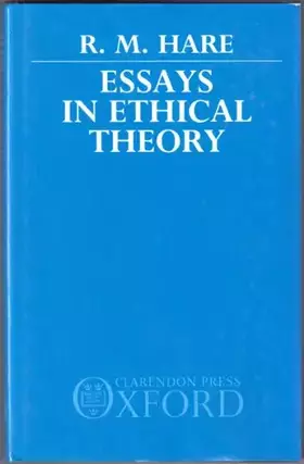 Couverture du produit · Essays in Ethical Theory