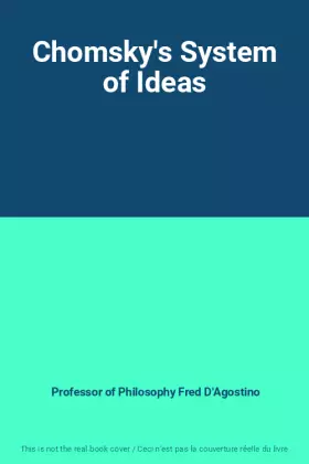 Couverture du produit · Chomsky's System of Ideas
