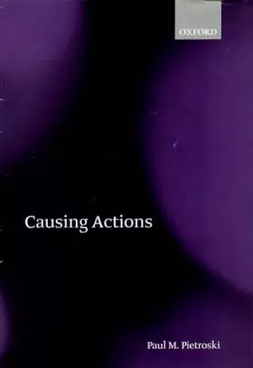 Couverture du produit · Causing Actions