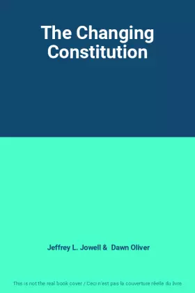 Couverture du produit · The Changing Constitution