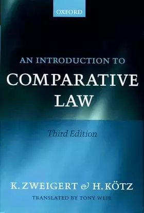 Couverture du produit · An Introduction To Comparative Law