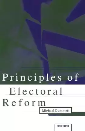 Couverture du produit · Principles of Electoral Reform
