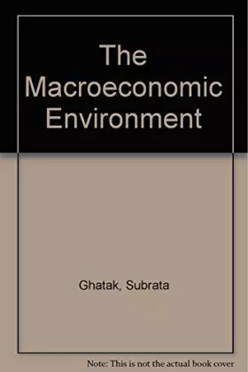 Couverture du produit · The Macroeconomic Environment