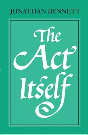 Couverture du produit · The Act Itself