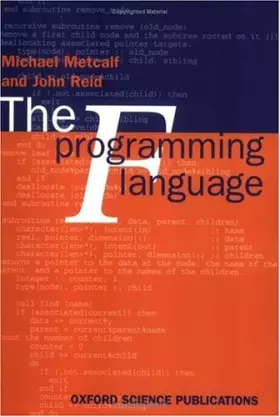 Couverture du produit · The F Programming Language